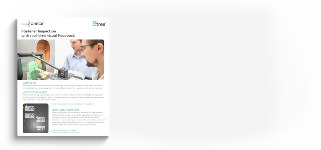8tree: fastCHECK: All-in-one solution for fastener-flushness